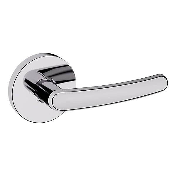 Baldwin Estate 5165 Left Handed Half Dummy Lever with 5046 Rose in Polished Chrome finish