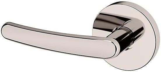 Baldwin Estate 5165 Left Handed Half Dummy Lever with 5046 Rosette in Lifetime Polished Nickel finish