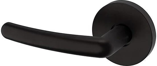 Baldwin Estate 5165 Left Handed Half Dummy Lever with 5046 Rosette in Oil Rubbed Bronze finish