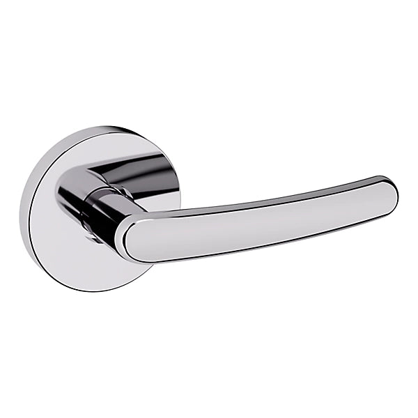 Baldwin Estate 5165 Right Handed Half Dummy Lever with 5046 Rose in Polished Chrome finish