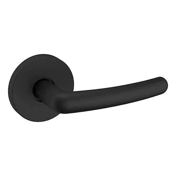 Baldwin Estate 5165 Right Handed Half Dummy Lever with 5046 Rose in Satin Black finish