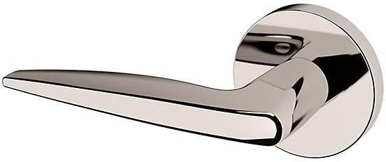 Baldwin Estate 5166 Left Handed Half Dummy Lever with 5046 Rosette in Lifetime Polished Nickel finish