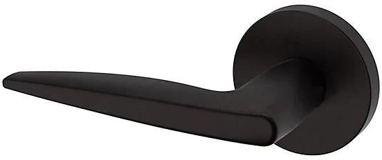 Baldwin Estate 5166 Left Handed Half Dummy Lever with 5046 Rosette in Oil Rubbed Bronze finish