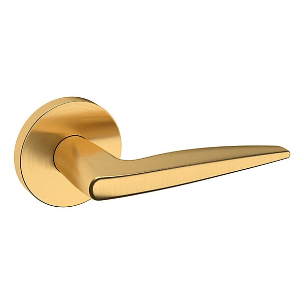 Baldwin Estate 5166 Right Handed Half Dummy Lever with 5046 Rose in Lifetime Satin Brass finish