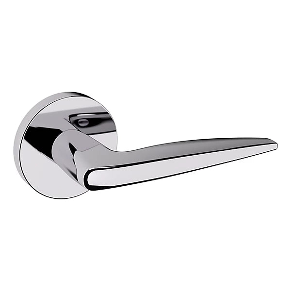 Baldwin Estate 5166 Right Handed Half Dummy Lever with 5046 Rose in Polished Chrome finish