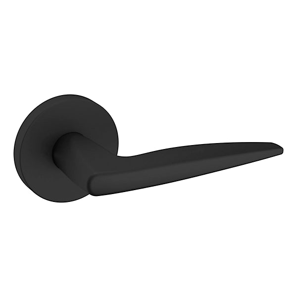 Baldwin Estate 5166 Right Handed Half Dummy Lever with 5046 Rose in Satin Black finish