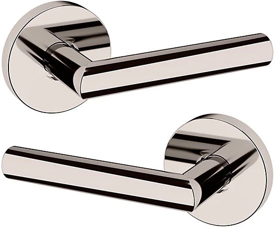 Baldwin Estate 5173 Full Dummy Lever with 5046 Rosette in Lifetime Polished Nickel finish