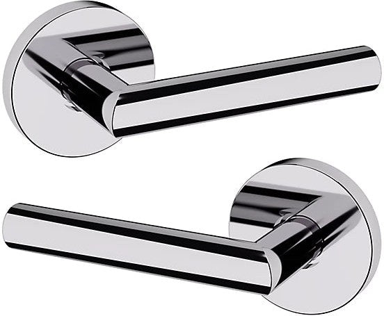 Baldwin Estate 5173 Full Dummy Lever with 5046 Rosette in Polished Chrome finish