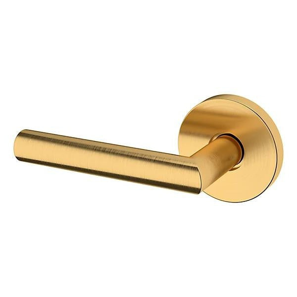 Baldwin Estate 5173 Left Handed Half Dummy Lever with 5046 Rose in Lifetime Satin Brass finish