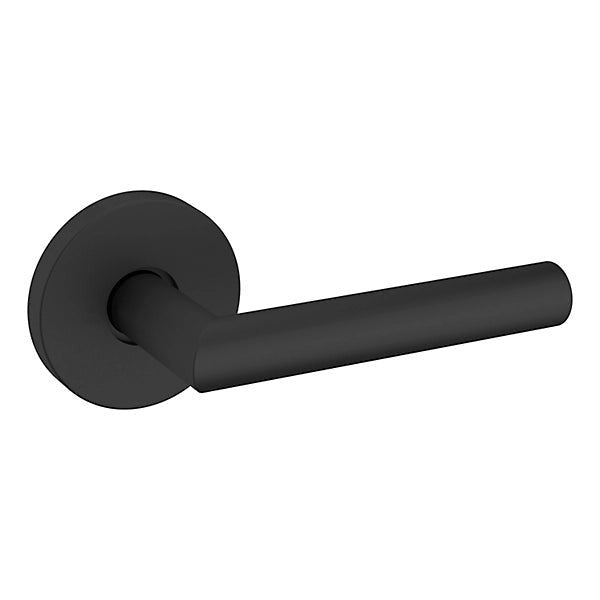 Baldwin Estate 5173 Left Handed Half Dummy Lever with 5046 Rose in Satin Black finish