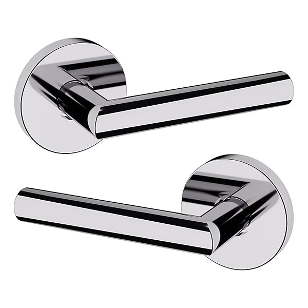 Baldwin Estate 5173 Passage Lever with 5046 Rose in Polished Chrome finish