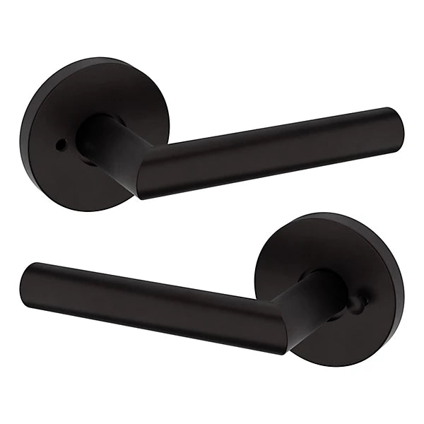 Baldwin Estate 5173 Privacy Lever with 5046 Rose in Oil Rubbed Bronze finish