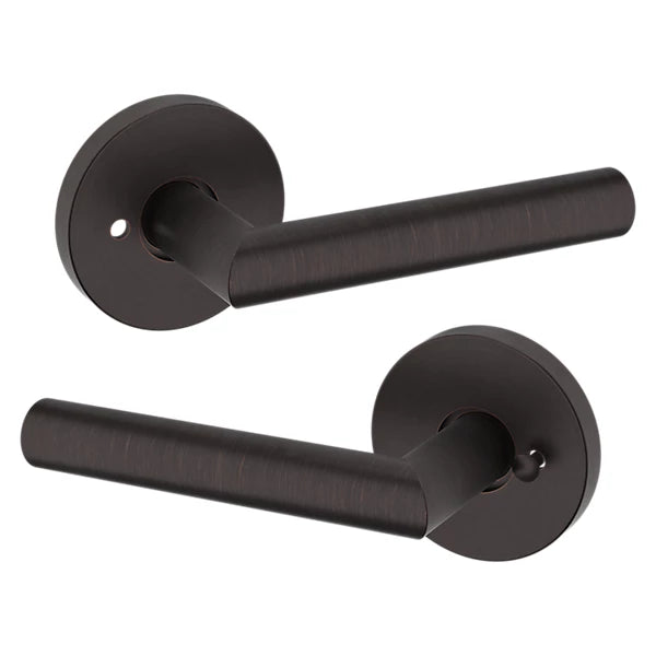 Baldwin Estate 5173 Privacy Lever with 5046 Rose in Venetian Bronze finish