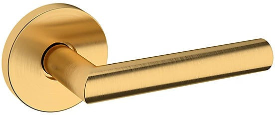 Baldwin Estate 5173 Right Handed Half Dummy Lever with 5046 Rosette in Lifetime Satin Brass finish