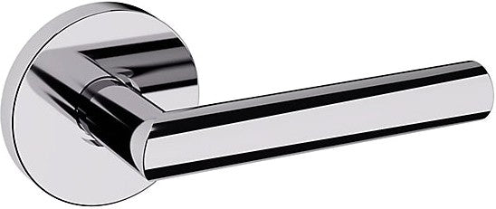 Baldwin Estate 5173 Right Handed Half Dummy Lever with 5046 Rosette in Polished Chrome finish