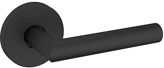 Baldwin Estate 5173 Right Handed Half Dummy Lever with 5046 Rosette in Satin Black finish