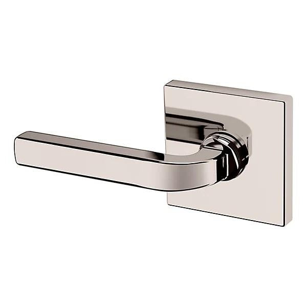 Baldwin Estate 5190 Left Handed Half Dummy Lever with R017 Rose in Lifetime Polished Nickel finish