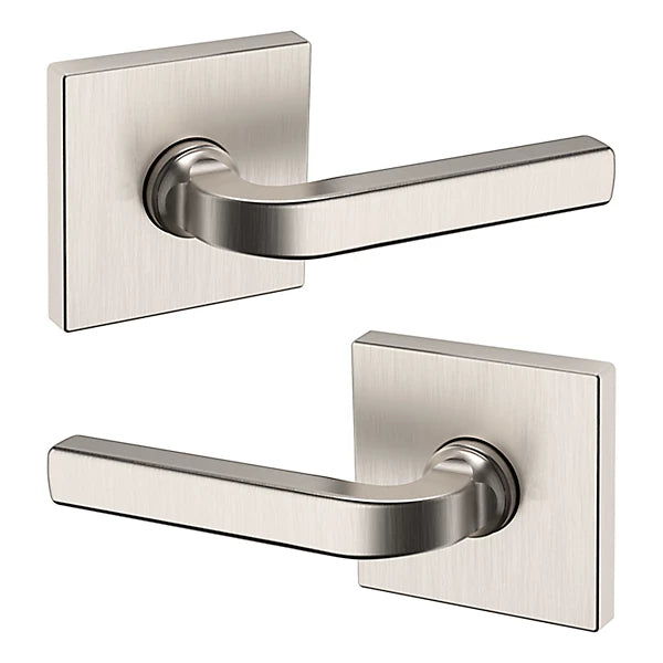 Baldwin Estate 5190 Passage Lever with R017 Rose in Lifetime Satin Nickel finish