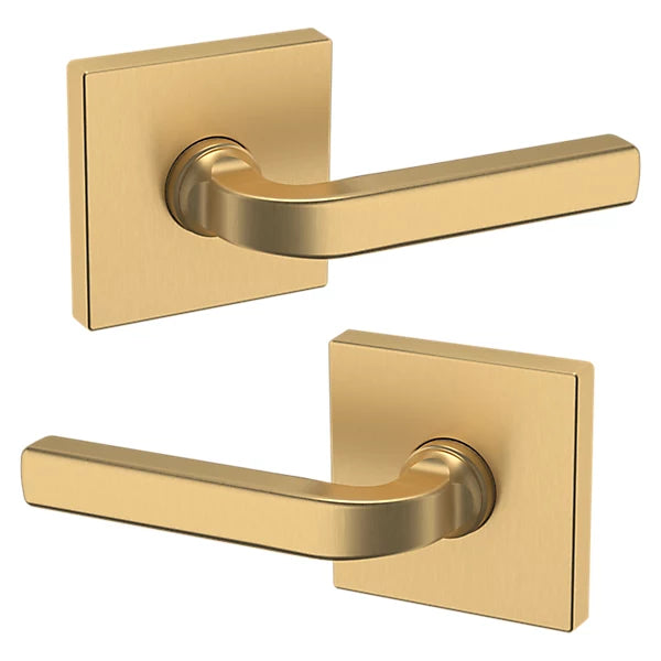 Baldwin Estate 5190 Passage Lever with R017 Rose in Vintage Brass finish