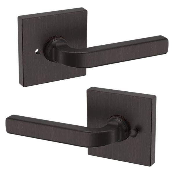 Baldwin Estate 5190 Privacy Lever with R017 Rose in Venetian Bronze finish