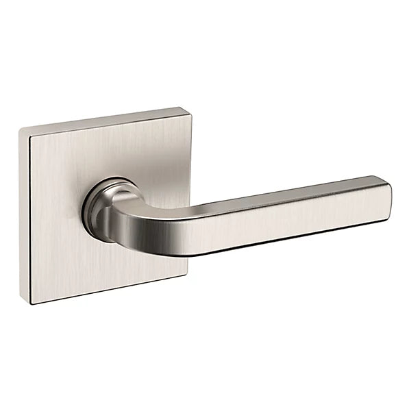 Baldwin Estate 5190 Right Handed Half Dummy Lever with R017 Rose in Lifetime Satin Nickel finish