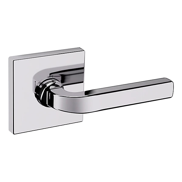 Baldwin Estate 5190 Right Handed Half Dummy Lever with R017 Rose in Polished Chrome finish