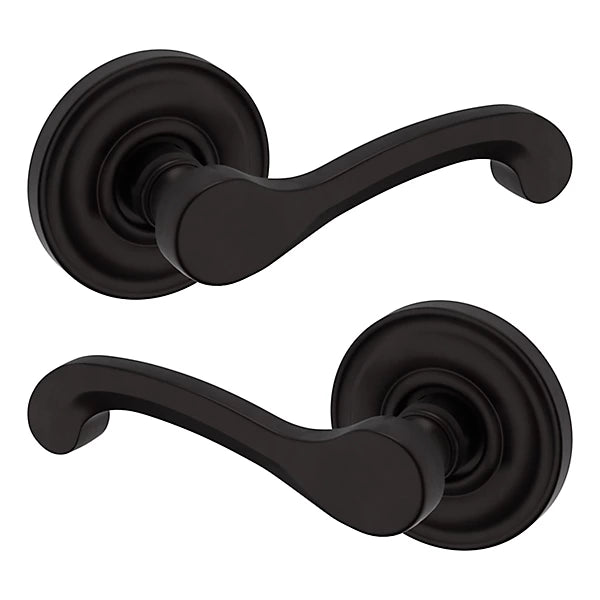 Baldwin Estate 5445V Full Dummy Lever with 5048 Rose in Oil Rubbed Bronze finish