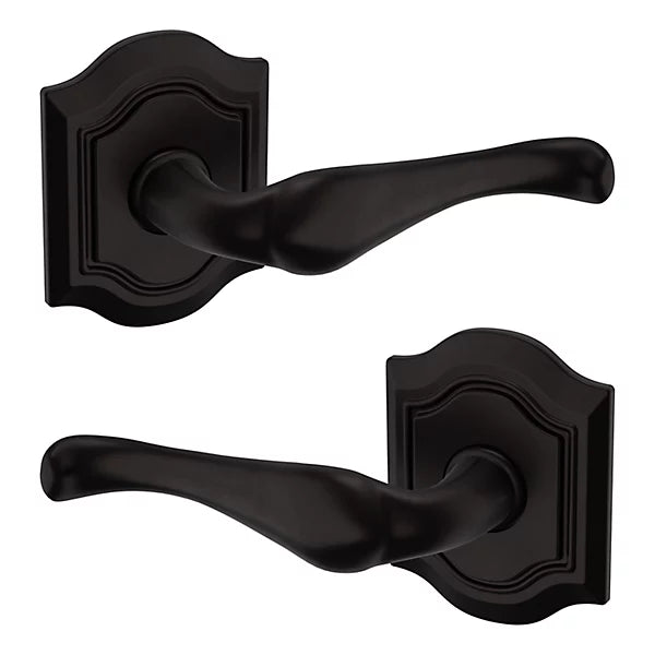 Baldwin Estate 5447V Full Dummy Lever with R027 Rose in Oil Rubbed Bronze finish