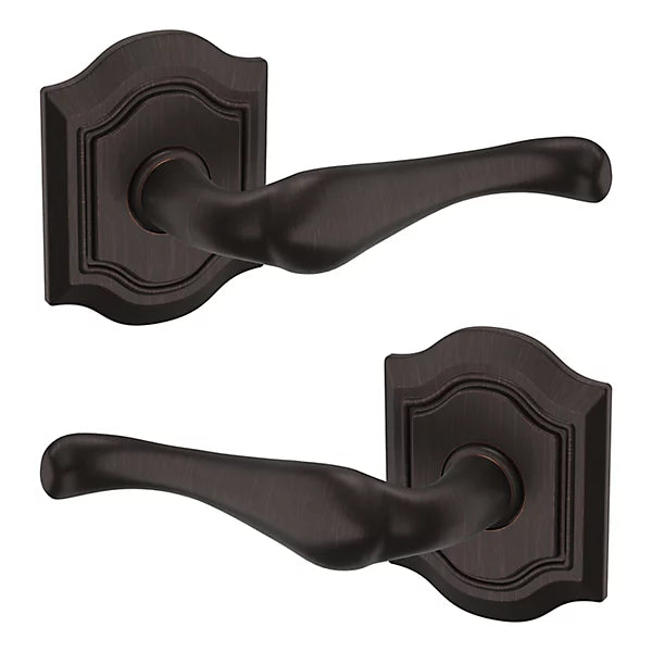 Baldwin Estate 5447V Full Dummy Lever with R027 Rose in Venetian Bronze finish