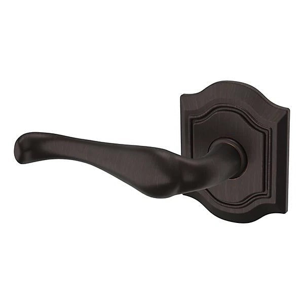 Baldwin Estate 5447V Left Handed Half Dummy Lever with R027 Rose in Venetian Bronze finish