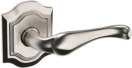 Baldwin Estate 5447V Right Handed Half Dummy Lever with R027 Rosette in Lifetime Satin Nickel finish