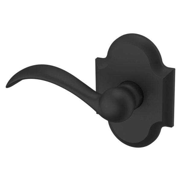 Baldwin Estate 5452V Left Handed Half Dummy Lever with R030 Rose in Satin Black finish