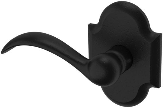 Baldwin Estate 5452V Left Handed Half Dummy Lever with R030 Rosette in Distressed Oil Rubbed Bronze finish