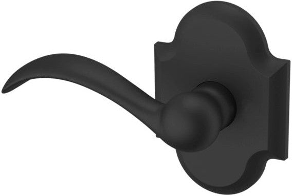 Baldwin Estate 5452V Left Handed Half Dummy Lever with R030 Rosette in Satin Black finish