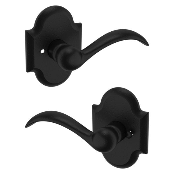 Baldwin Estate 5452V Privacy Lever with R030 Rose in Distressed Oil Rubbed Bronze finish