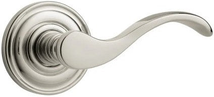 Baldwin Estate 5455V Full Dummy Lever with 5048 Rosette in Lifetime Polished Nickel finish