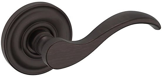 Baldwin Estate 5455V Right Handed Half Dummy Lever with 5048 Rosette in Venetian Bronze finish