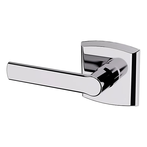 Baldwin Estate 5485V Left Handed Half Dummy Lever with R026 Rose in Polished Chrome finish