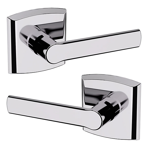 Baldwin Estate 5485V Passage Lever with R026 Rose in Polished Chrome finish