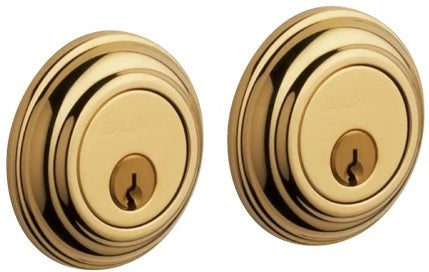 Baldwin Estate 8232 Traditional Double Cylinder Deadbolt in Lifetime Polished Brass finish