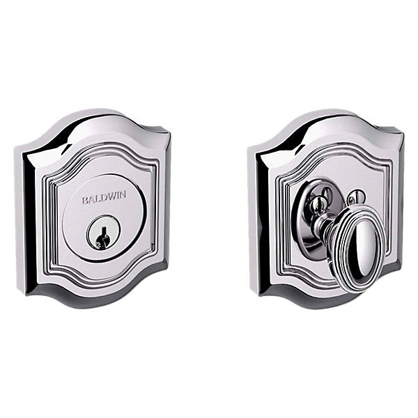 Baldwin Estate 8237 Bethpage Deadbolt in Polished Chrome finish