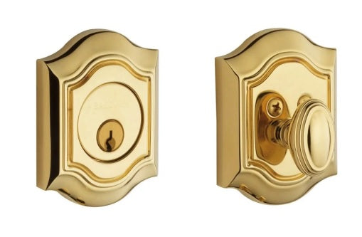 Baldwin Estate 8237 Bethpage Deadbolt in Unlacquered Brass finish