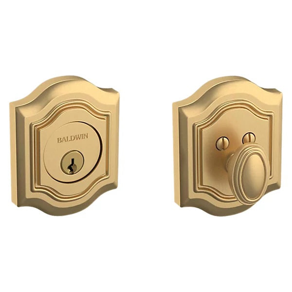 Baldwin Estate 8237 Bethpage Deadbolt in Vintage Brass finish