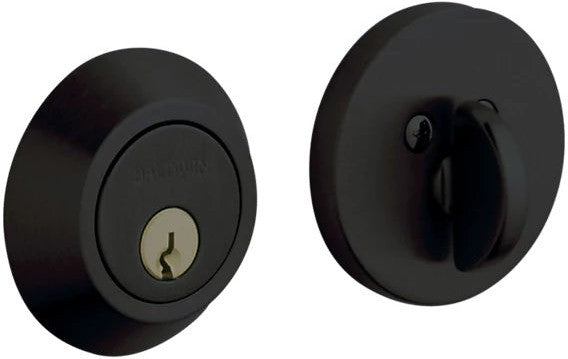 Baldwin Estate 8241 Contemporary Deadbolt in Satin Black finish