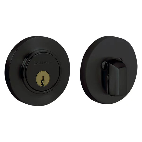 Baldwin Estate 8244 Contemporary Deadbolt in Satin Black finish