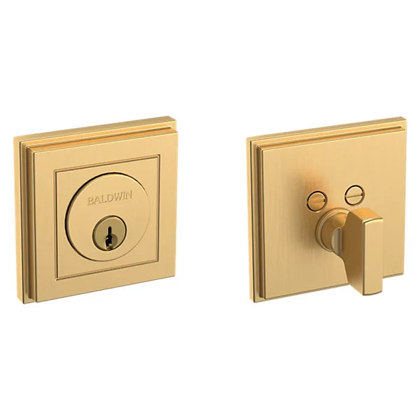 Baldwin Estate 8260 Hollywood Hills Deadbolt in Lifetime Satin Brass finish