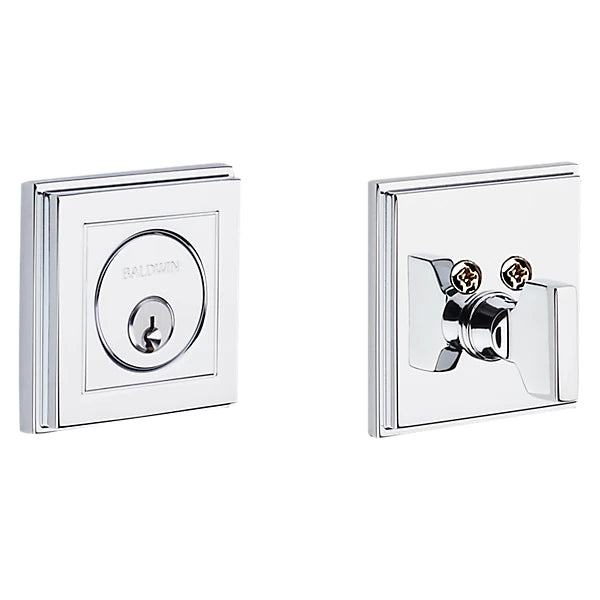 Baldwin Estate 8260 Hollywood Hills Deadbolt in Polished Chrome finish