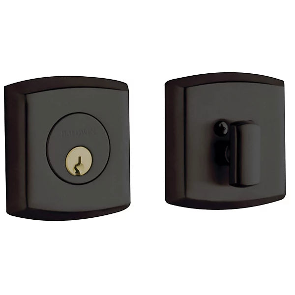 Baldwin Estate 8285 Soho Deadbolt in Oil Rubbed Bronze finish