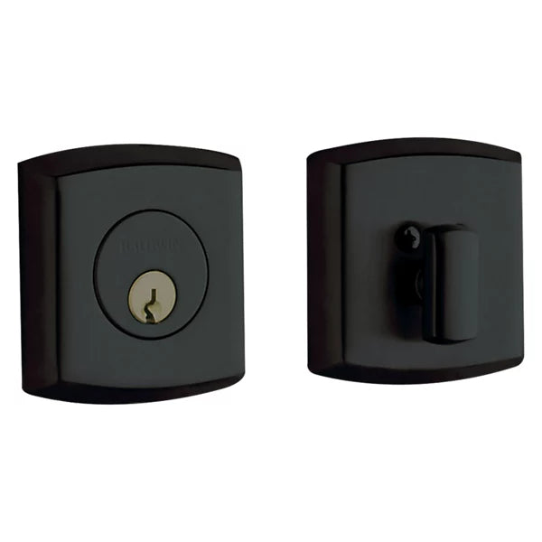 Baldwin Estate 8285 Soho Deadbolt in Satin Black finish