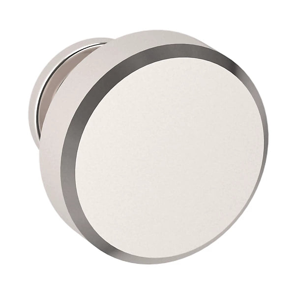 Baldwin Estate Bevel Knob 1.25" in Lifetime Polished Nickel finish